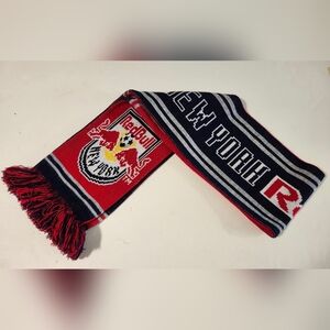 New York Red Bulls MLS Soccer Roughneck Knit Sports Scarf Reversible Winter Fall